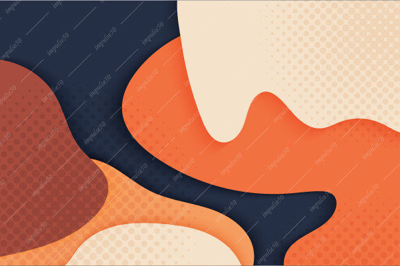Abstract Colorful Doodle Design