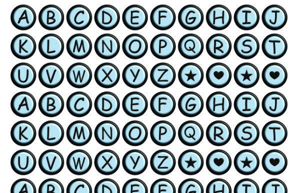Alphabet – Letters - Brads .17. Design Review