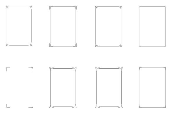 Bundle of Decorative Frames Set 11