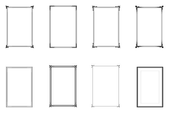 Bundle of Decorative Frames. Set 3
