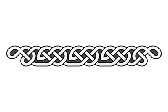 Celtic Chain Border. Decorative Retro Di: A Timeless Design for Modern Use