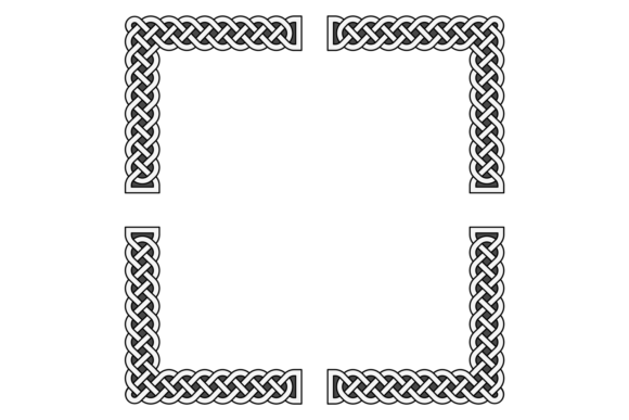 Celtic Knot Frame Square. Decorative Orn: A Practical Analysis of Versatile Design Assets
