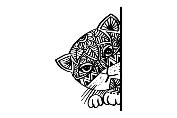 Cute Cat Face Doodle Drawing Decorative: A Versatile Asset for Creative Projects