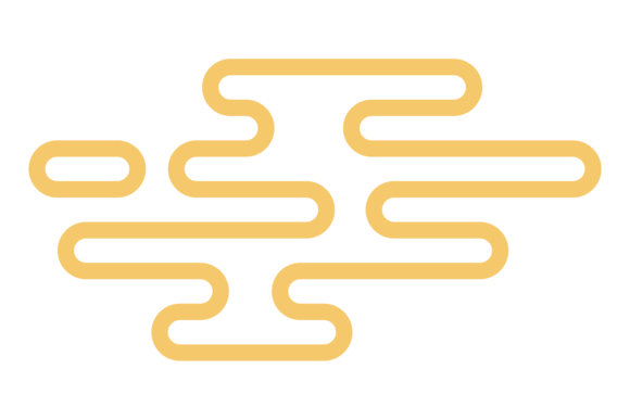 Decorative Chinese Element: Golden Line