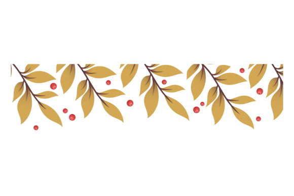 Decorative Floral Border: Color Botany F