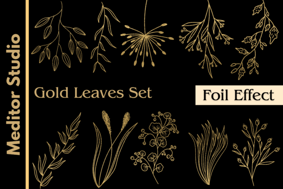 Decorative Florals - Gold Collection
