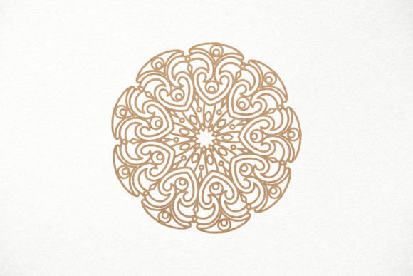 Decorative Mandala SVG Papercut File