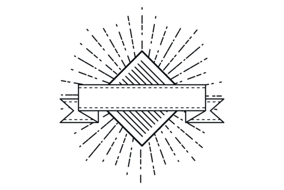Decorative Retro Label Template. Classic