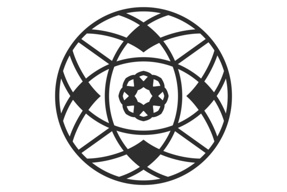 Decorative Round Ornament in Vintage Chi: A Timeless Design for Modern Uses