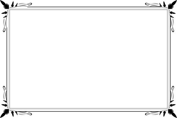 Decorative Vintage of Frame Set 63: A Monochrome Masterpiece for Modern Design