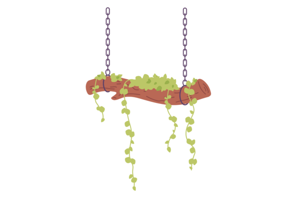 Decorative Wooden Log with Vines Hanging: A Trend That Brings Nature Indoors