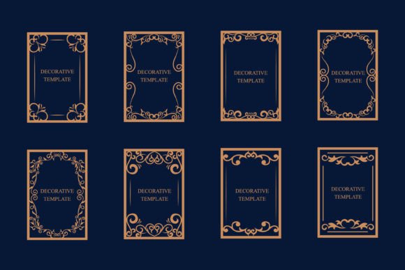 Elegant Vector Decorative Frame Template