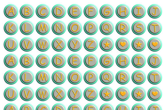 Elevating Digital Craftsmanship: The Strategic Value of Alphabet – Letters - Brads .36. in Contemporary Design Projects