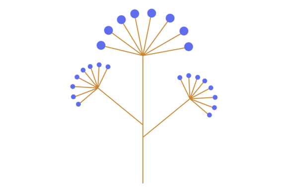 Floral Branch. Decorative Botanical Elem: Elevating Design with Natural Elegance