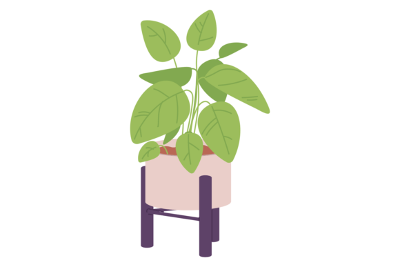 Houseplant Icon for Decorative Home Greenery
