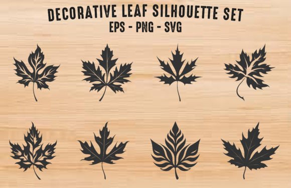 How to Use the Decorative Leaf Silhouette Vector Bundle in Your Creative Projects
