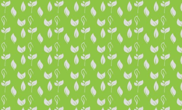 Leaf Pattern Wallpaper Background Vector