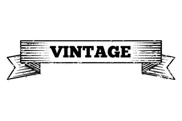 Vintage Ribbon Banner Flag. Decorative E: A Timeless Element for Modern Design Projects